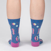 Sock it to Me "One Fine Sea Equine" Womens Crew Socks