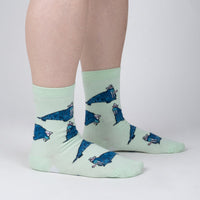 Sock it to Me "And I Will Walrus Love You" Womens Crew Socks