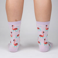 Sock it to Me "Party Like a Flock Star" Womens Crew Socks