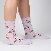 Sock it to Me "Party Like a Flock Star" Womens Crew Socks