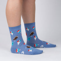 Sock it to Me "Just Chillin'" Womens Crew Socks