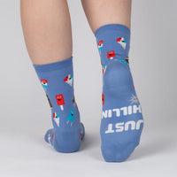 Sock it to Me "Just Chillin'" Womens Crew Socks