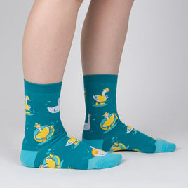 Sock it to Me "Silly Goose" Womens Crew Socks