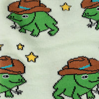 Sock it to Me "Yee Frog!" Womens Crew Socks