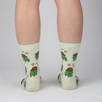 Sock it to Me "Yee Frog!" Womens Crew Socks