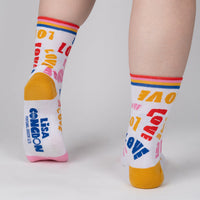 Sock it to Me "Love Love Love" Womens Crew Socks