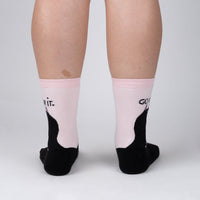 Sock it to Me "Go for It" Womens Crew Socks