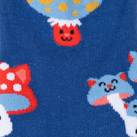 Sock it to Me "Mushroom Cats" Womens Crew Socks