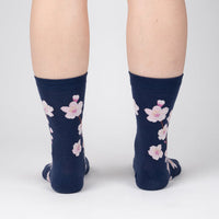 Sock it to Me "Cherry Blossoms" Womens Crew Socks