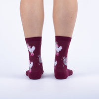 Sock it to Me "Disco Chicken" Womens Crew Socks