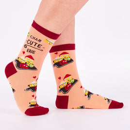 Sock it to Me "Char-cute" Womens Crew Socks