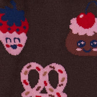 Sock it to Me "Just Here for the Chocolate" Womens Crew Socks