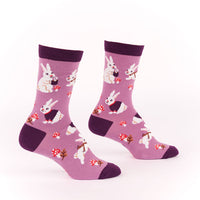 Sock it to Me "Snuggle Bunny" Womens Crew Sock
