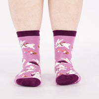 Sock it to Me "Snuggle Bunny" Womens Crew Sock