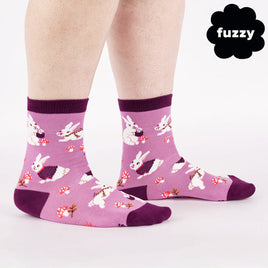 Sock it to Me "Snuggle Bunny" Womens Crew Sock