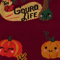 Sock it to Me "The Gourd Life" Womens Crew Sock