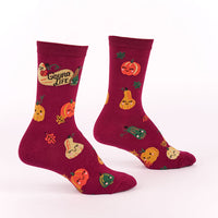 Sock it to Me "The Gourd Life" Womens Crew Sock