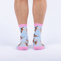 Sock it to Me "Cocktail Weenies" Womens Crew Sock