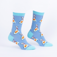 Sock it to Me "Gold Fish" Womens Crew Sock