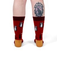 Sock it to Me "I Need S'more Raccoons" Wool Crew Socks