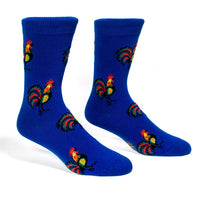 Sock it to Me "Rise and Shine Mother Cluckers" Wool Crew Socks