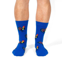 Sock it to Me "Rise and Shine Mother Cluckers" Wool Crew Socks