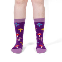 Sock it to Me "Happy Shrooms" Wool Crew Socks