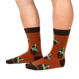 Sock it to Me "What a Catch!" Wool Crew Socks