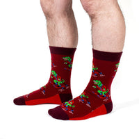 Sock it to Me "Ski-Rex" Wool Crew Socks