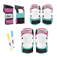 Triple 8 Wipeout Dry Erase Tri Pack Pink/ Teal