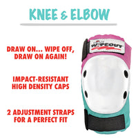 Triple 8 Wipeout Dry Erase Tri Pack Pink/ Teal