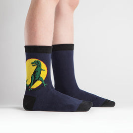 Sock it to Me T-Rex Junior Crew Socks