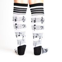 Sock it to Me "Footnotes" Junior Knee High Socks