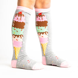 Sock it to Me "You Melt My Heart" Junior Knee High Socks