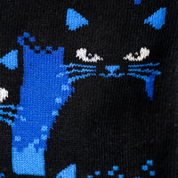 Sock it to Me "Cats in the Dark" Junior Knee High Socks