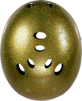 Triple 8 THE Certified Helmet SS Gold Glitter