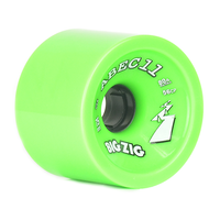 ABEC 11 Wheels Reflex BigZig 75mm 80a Green 4 Pack