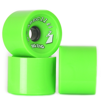 ABEC 11 Wheels Reflex BigZig 75mm 80a Green 4 Pack