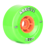 ABEC 11 Wheels Refly 97mm 74a Green 4 Pack