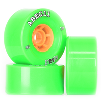 ABEC 11 Wheels Refly 97mm 74a Green 4 Pack