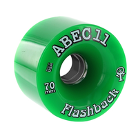 ABEC 11 Wheels 70's Flashback 70mm 78a Green 4 Pack