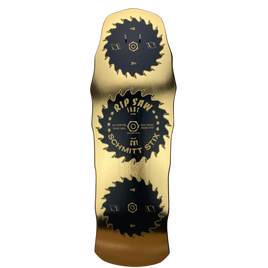 Schmitt Stix Ripsaw Limited Colourway Gold Foil Deck- 10"x30"