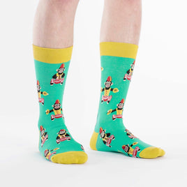 Sock it to Me "Monkeying Around" Mens Crew Socks