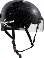 Triple 8 THE VISOR Certified Helmet SS Black Glitter