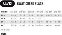 USD Sway Chess Black Aggressive Inline Skates