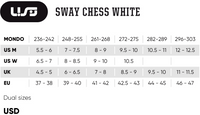 USD Sway Chess White Aggressive Inline Skates