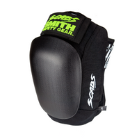 Smith Scabs Skate Knee Pad Black w Black Caps