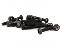 PARIS Hardware 1.1/8" Black Button Bolts Each