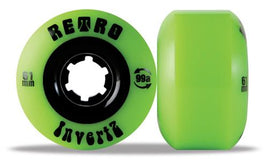 ABEC 11 Wheels Retro Invertz 61mm 99a Green 4 Pack