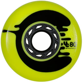 Undercover Wheels Cosmic Rosche Yellow 80mm 86a 4 Pack